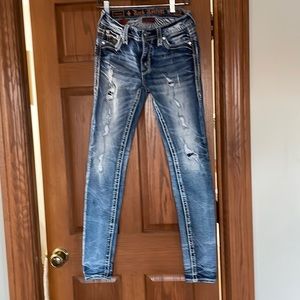 Rock revival peacoat size 27 mid rise skinny jean
